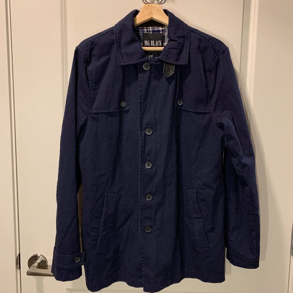 MG Black Label Navy Blue Coat